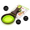 Buy cheap Folding Silicone Pet Bowl Folding Food Spoon Can Clip Grain Bag Water Bowl Measuring Cup Dog Food Spoon from wholesalers