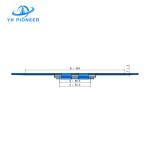304 / 316 Stainless Steel Conveyor Chain Plate With Double Hinges For High Load
