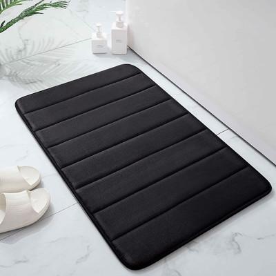 Buy cheap Black Rubber Soft Memory Foam Bath Mats Non Slip Absorbent from wholesalers