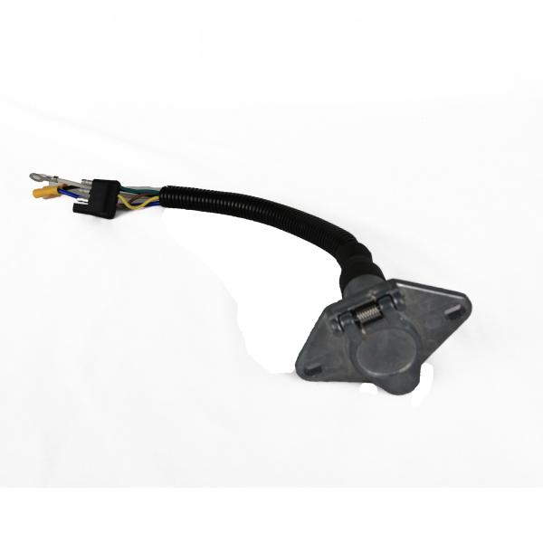 US Trailer Adapter Electric Us Type Trailer Plug Durable Zinc Type Adapter Black