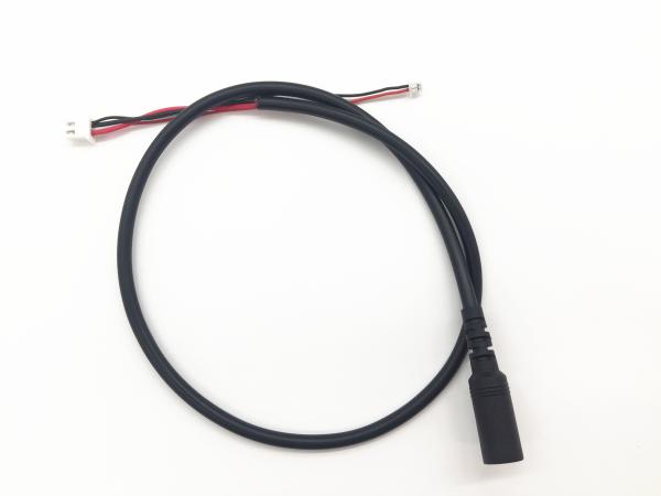 Buy cheap Black PVC Molding Type Power Cable Assembly 28AWG / 22AWG Wine DC Jack 3.5*1.35 from wholesalers