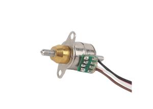 China RoHS Micro Linear Motor 5VDC Captive Stepper Motor With Screw Shaft 10mm Screw Subdivision on sale