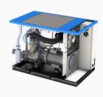 Two-Stage Screw Industrial Compressors Oil-Less 380V 75KW Core Motor Recustomize