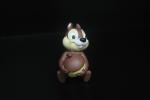 Kids Brown Plastic Squirrel Figurine With Disney Logo 80 - 90 Degree