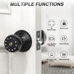 Office Deadbolt Code Interior Door Smart Lock Automatic Button Switch Silent