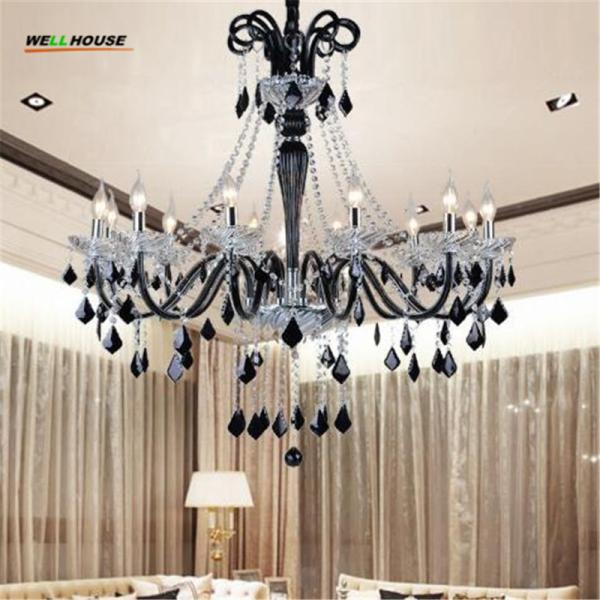 Buy cheap Black hanging chandelier for Living room Kitchen Lighting (WH-CY-66) from wholesalers