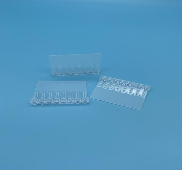 Buy cheap Polypropylene Transparent PCR Plates Low Profile 8 Even Magnetic Needle Set Round Bottom from wholesalers