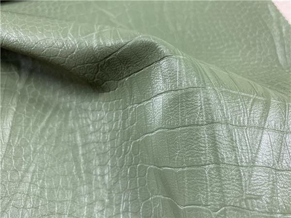 Buy cheap Crocodile Embossed Sofa Leather Fabric 0.7mm Suede Fabric Backing For Garment from wholesalers