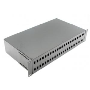 Buy cheap 2U 19inch Empty Fixed Rack mount Fiber patch panel from wholesalers