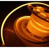 Buy cheap top view square flat neon flex 220v yellow led neon tube for building IP68 120SMD/M from wholesalers