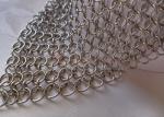 Welded Type 0.8x7mm Ring Mesh Curtain Stainless Steel For Safety Screens