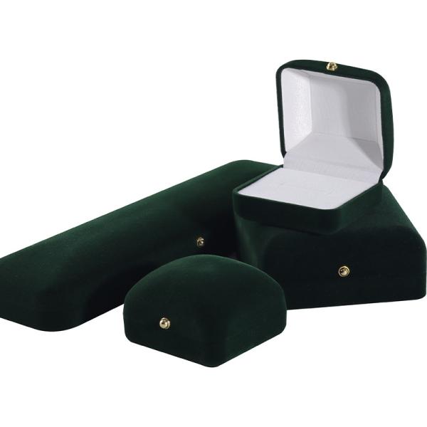 Buy cheap Wholesale Manufacturing Luxury handmade Jewellery Box packaging Personalized Custom logo high end Dark green Necklace Bracelet Earrings Ring Packaging from wholesalers