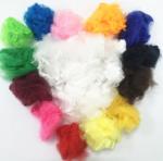 100% Recycled PSF Polyester Staple Fiber 1.4d X 38mm Multiple Colour Good