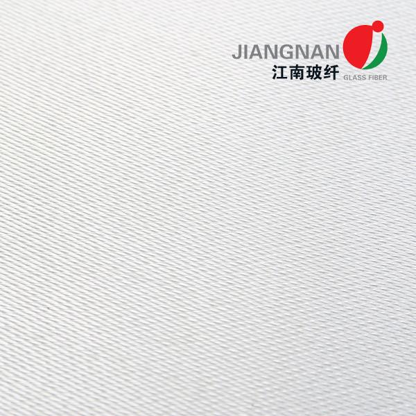 White High Temperature Fiberglass Cloth High Silica Fiberglass Fabric For