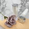 Buy cheap Pearl White 30ml Airless Pump Bottle 50ml Acrylic Silver Metallized Round Shape from wholesalers
