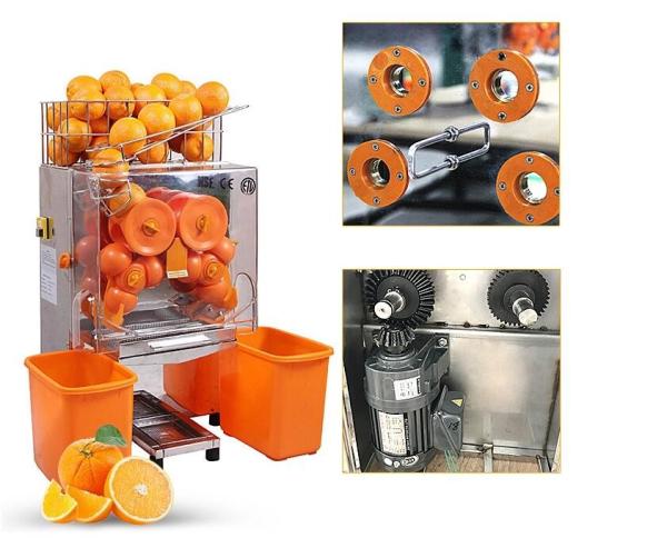 Buy cheap Electric Commercial Auto Feed Orange Juice Squeezer Machine , Orange Press Juicer from wholesalers