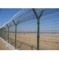 Buy cheap Anti Climb Razor Wire Mesh HDG PVC Coated Airport Perimeter Fence product