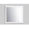 Buy cheap White Framed Bathroom Mirror / Decorative Bathroom Wall Mirrors Punch Free Installation from wholesalers