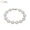 Buy cheap Women 18k Gold Bracelet Jewelry , Zircon Natural Diamond Bracelet from wholesalers