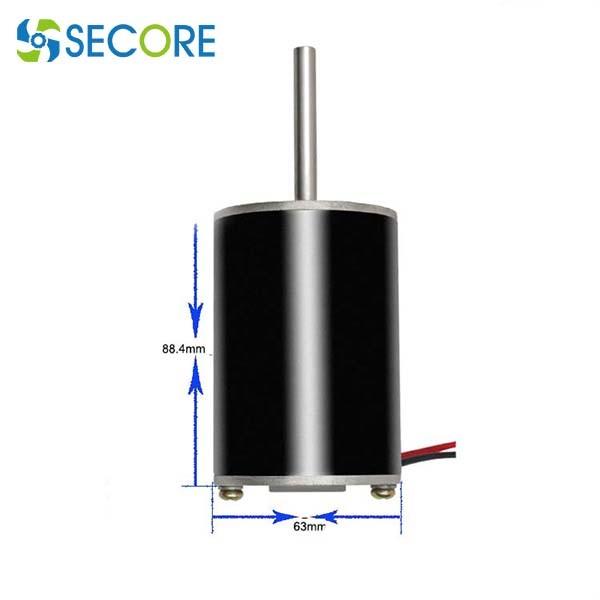 Buy cheap OD 63mm Anti Rust 7000rpm 10KG High Torque Brush DC Motor With Encoder For Gym Equipment from wholesalers