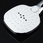 Bathroom Square Handheld Plastic 3-Function Rain Hand Shower Head