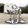 Buy cheap Modern Outside Garden Ornaments Art Stainless Steel Sculpture For Street Decoration from wholesalers