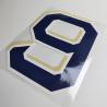 Buy cheap Elastic Iron On Heat Transfer Letters And Numbers For Football Jerseys from wholesalers