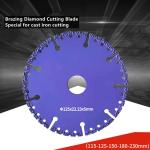 400mm Vacuum Brazed Diamond Blades For Cast Iron Cutting
