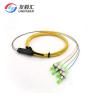 Buy cheap Ribbon Fanout Fiber Optic Pigtail FC APC G657A2 Single Mode 8 12 Strands from wholesalers