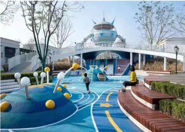 Buy cheap Space Theme Artistic Playgrounds Residential Children'S Outdoor Play Area from wholesalers