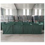 Low Carbon Steel Wire Welded 75*75mm Military Defensive Barriers For Shooting