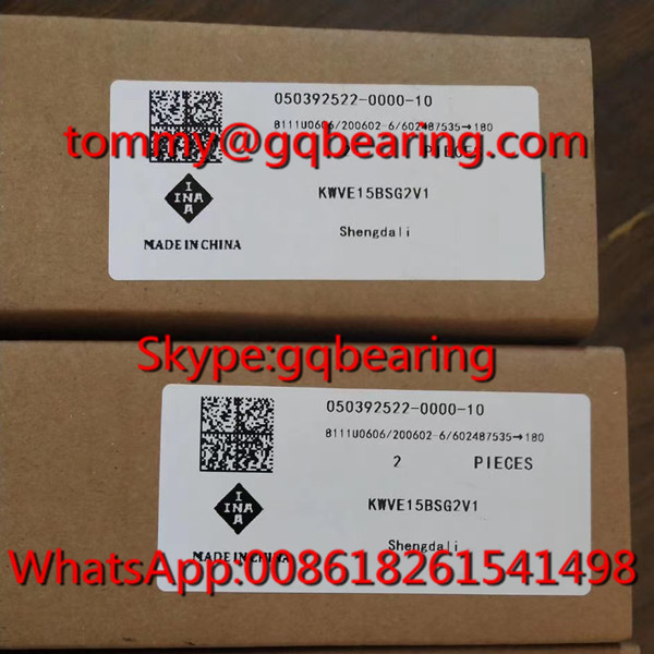 G2 Precision INA KWVE15-B-S-V1-G2 Linear Block KWVE25-B-S-G2-V1 Narrow Type Linear Slide Bearing