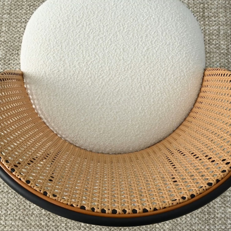 Armless Dining Rattan Wood Table With Wicker Chairs Custom