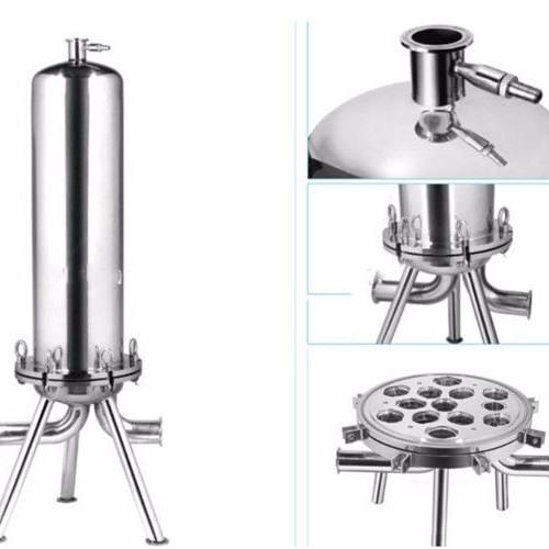 Buy cheap Stainless Steel Multi Cartridge Filter Housing for Food Beverage Production Equipment from wholesalers