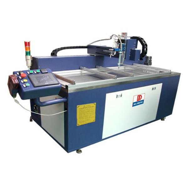 Buy cheap 1500X480X80mm Plastic Packaging Automatic Gluing Pouring Machine for LED Banner Light from wholesalers