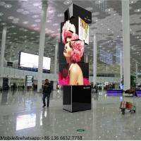 Buy cheap P6 outdoor 360 degree full color 3 face rotate led display screen product