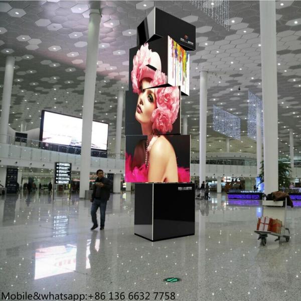 Buy cheap creative P5 360 degree rotation led video display indoor from wholesalers