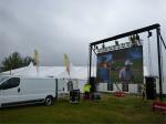 Waterproof Outdoor LED Video Wall Rental P4.81 500*1000mm Die Casting Cabinet