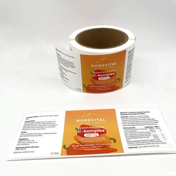 Quality Oilproof Custom Spice Bottle Labels Sticker Vinyl Plastic Printing Packaging for sale