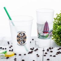 Buy cheap 500ml PP Injection Disposable Drinking Cup With Printed Logo product