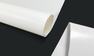 China 320gsm Soft Frontlit PVC Flex Banner Laminated Printable Ink Solvent on sale