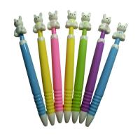 Buy cheap cartoon design advertsiing plastic pen,cartoon gift promotional ballpoint pen product