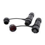Factory Mini M12 8Pin Waterproof Circular Connector Cable Plug Industrial IP67