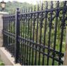 Buy cheap Wholesale 6ftx8ft garden black metal fences anti rust galvanized steel fence from wholesalers
