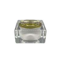 Buy cheap Square type round edge design Acrylic cream jar High - grade Mirror cover 30g, product