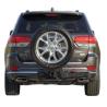 Buy cheap Spare Tyre Carrier and Off Road Hitch for 1995-2002 Jeep Gladiator Steel Rear Bumper from wholesalers
