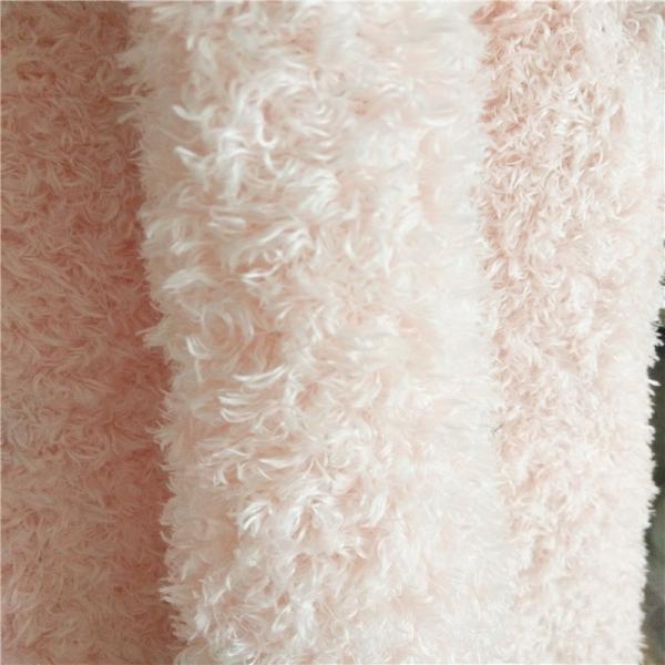Buy cheap Teddy Bear Plush Fabric 100% Polyester Tricot for Hometextiles Garments Yarn Dyed Knitted Plain 15-20 Days from wholesalers