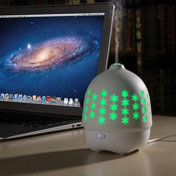 Buy cheap 7 Color LED Light USB Ceramic 80ml Aroma Essential Oil Diffuser from wholesalers