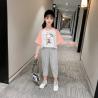 Buy cheap ODM Spring Worsted Casual T Shirts Girls Tops 95% Cotton 5% Spandex from wholesalers