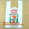 Buy cheap HDPE 100% virgin material transparent, t-shirt bags on roll, plastic t-shirt bags vest bag from wholesalers